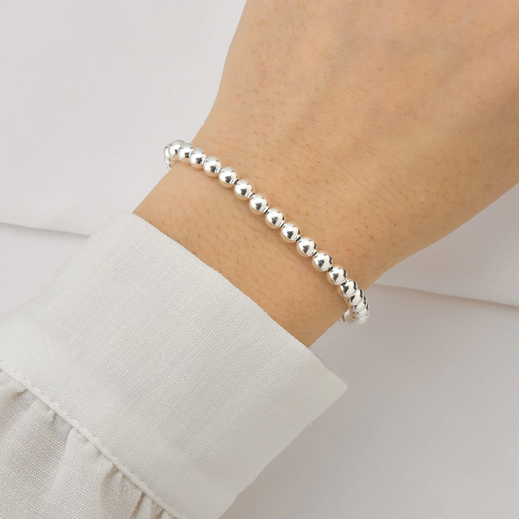 Pulseira Bolinha 5MM em PRATA 925