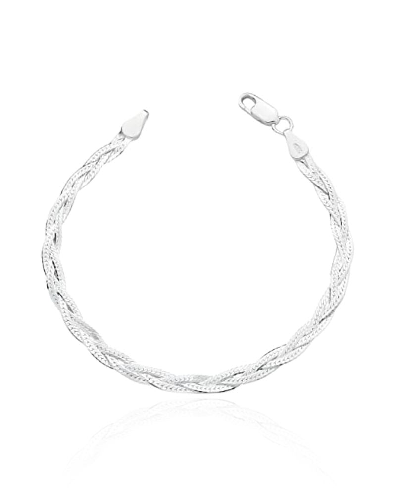 Pulseira Triplo - Prata 925