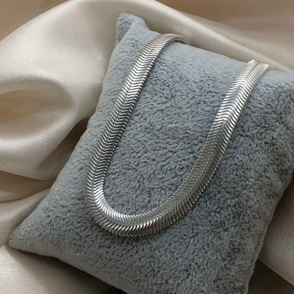 Corrente Malha (SNAKE) Prata 925