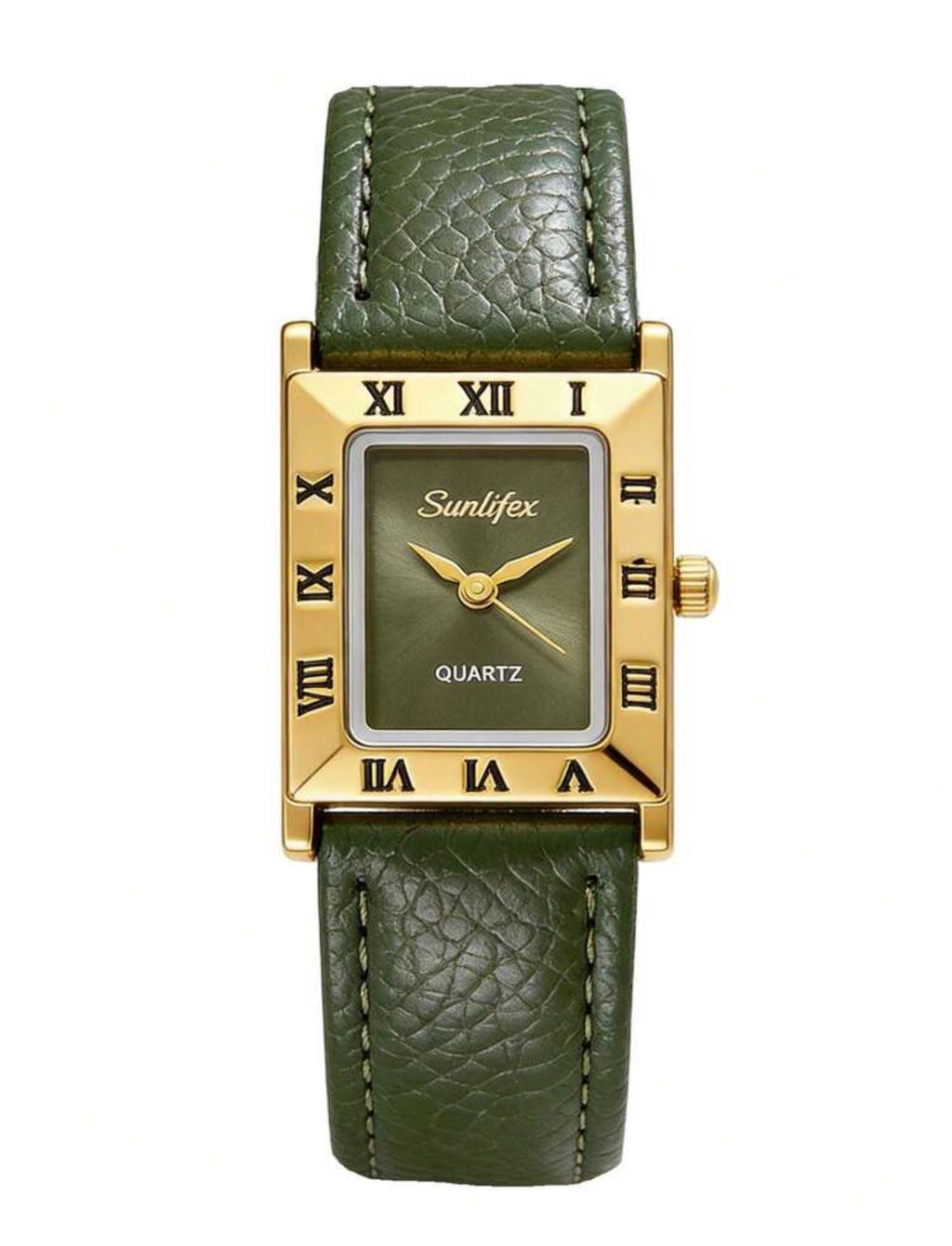 Relógio Vintage Feminino- Verde Militar