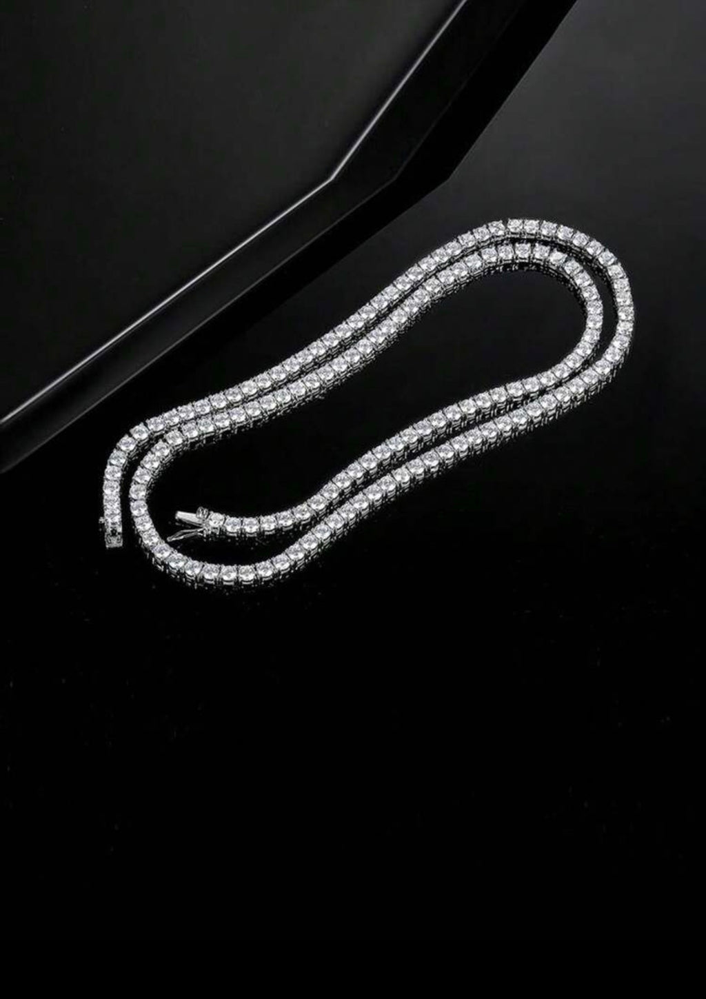 Riviera Zirconia Cúbica |Ródio Branco
