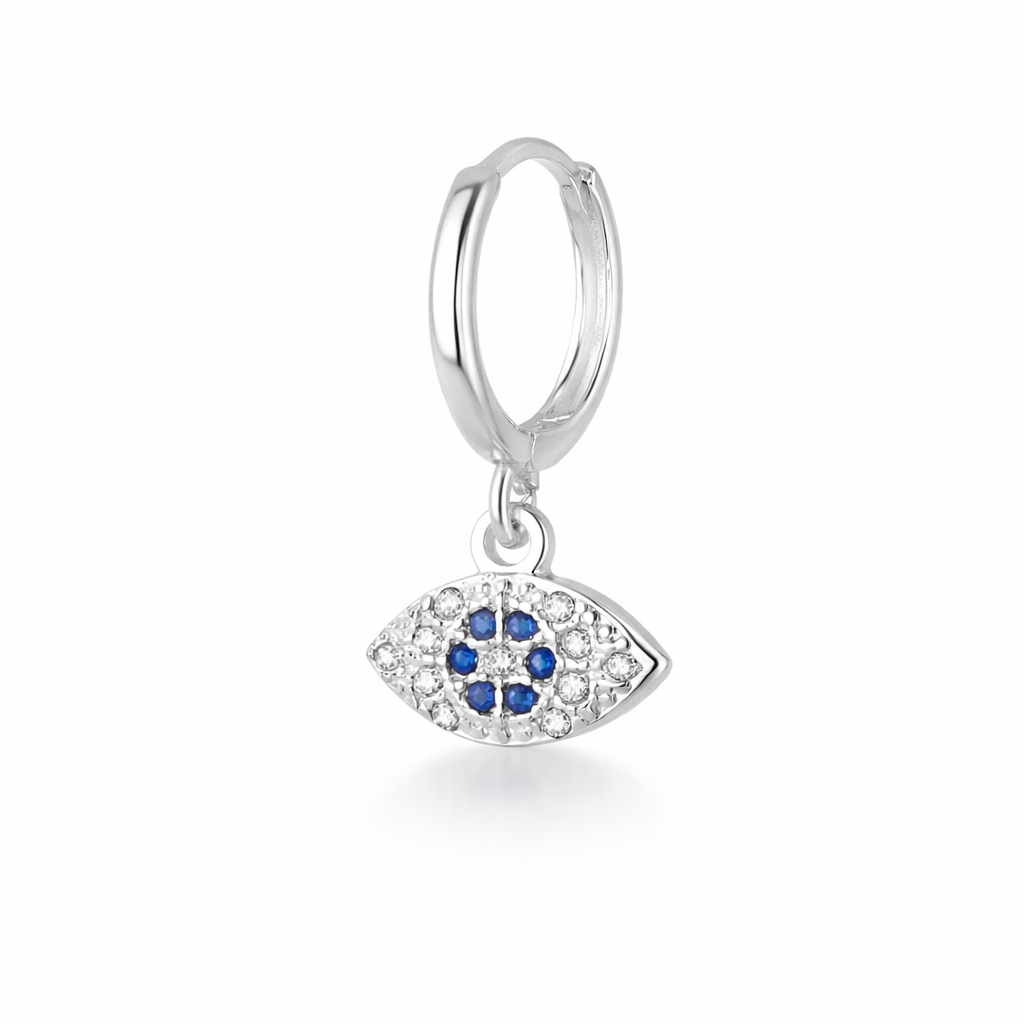 Brinco Argola Click Olho Grego