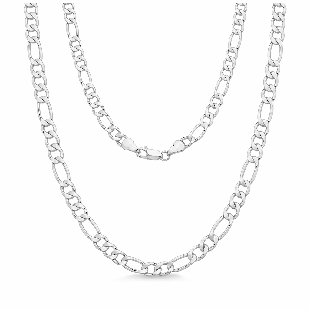 Corrente Fígaro 5mm em Prata 925