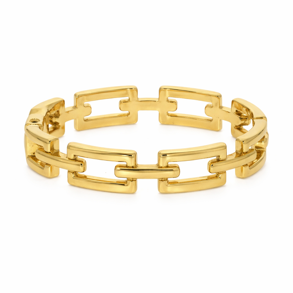 Bracelete Corrente Banhado a Ouro