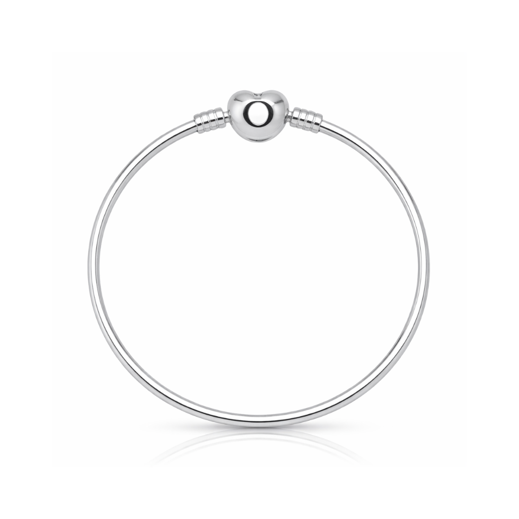 Bracelete Rígido - PANDORA Trava Coração