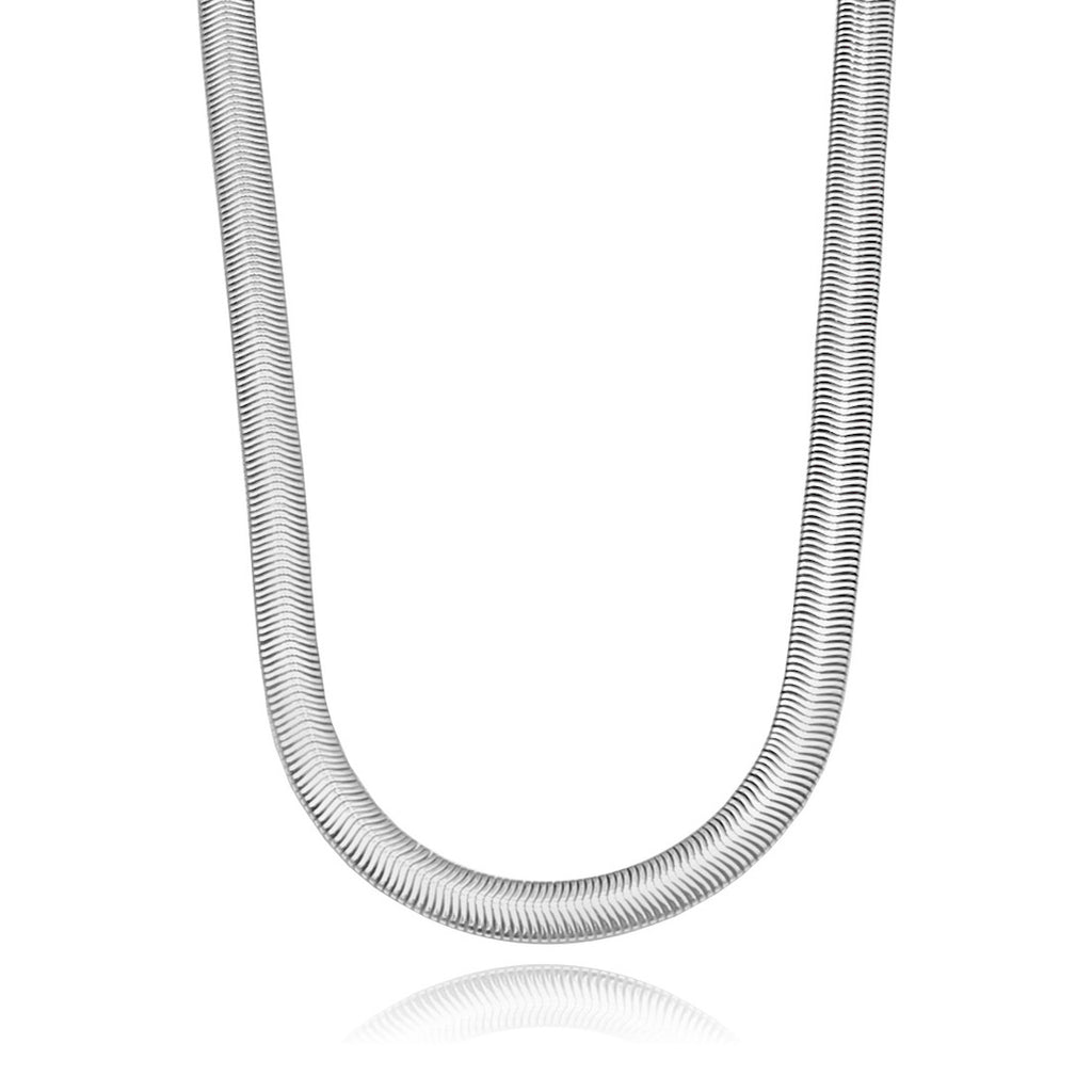 Corrente Malha SNAKE 7MM -Prata 925