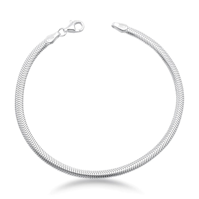 Pulseira Malha Snake - Prata 925